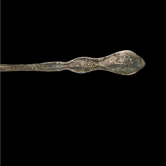 Vintage WM International Silverplate Ornate Serving Spoon Replacement - Picture 7 of 9